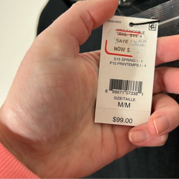 LORD & TAYLOR 424 Fifth Women's Sweater Top Spandex Nylon Knit Stretch Black - Picture 9 of 15